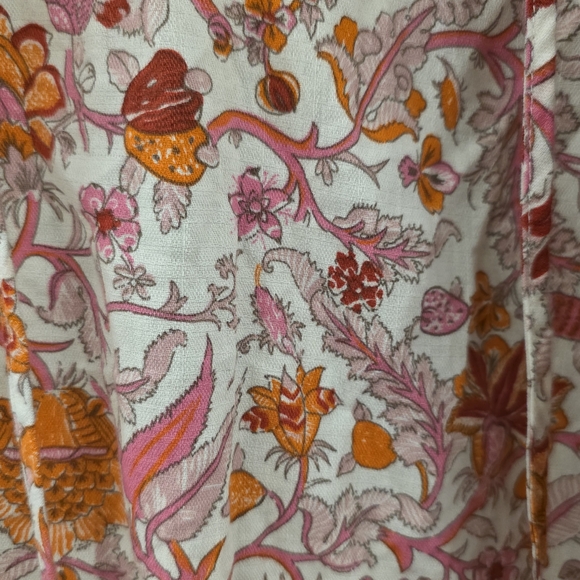Knox Rose Floral Peasant Blouse – Size XXL – 100% Cotton - Picture 3 of 9